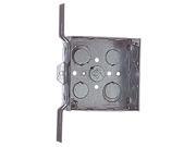 T B 52171 1 4 Steel Square Box 2 1 8 D welded construction with 1 knockouts