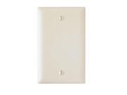 P S TP13 LA 1 Gang Blank Wall Plate Standard Box Mount Nylon Light Almond