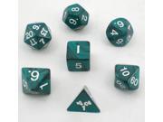 Green Pearlized 7 Pc Gaming Dice Set
