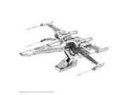 Poe Damerons X wing Fighter Star Wars Metal Earth Model Kit