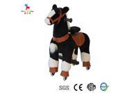 Dark Brown Pony Rocking Horse Ride On Horse Cycle with Trotting Action