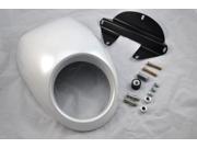 Pearl White Headlight Front Fairing Headlamp Visor for Harley Sportster Dyna Glide FX XL