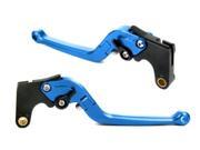 HQ Clutch Brake Levers Foldable Blue for Moto Guzzi 1200 SPORT 07 08 09 10 11 12 13