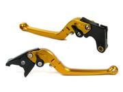 HQ Clutch Brake Levers Foldable Gold for MV Augusta F4 750 1999 00 01 02 03