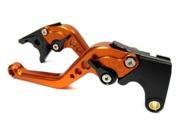 Pair Clutch Brake Levers SBO Short Orange for Aprilia RSV MILLE R 04 05 06 07 08