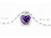1 Ct Amethyst Heart Bezel Bracelet .925 Sterling Silver Rhodium Finish [Jewelry]