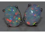 Opal Stud Earrings White Gold Quality [Jewelry]