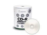 100 Pack Smartbuy 52X CD R 700MB 80Min Silver Inkjet Hub Printable Blank Media Recordable Disc
