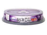 Smartbuy 6X BD R DL 50GB Dual Layer Logo Top Video Audio Photo Data Recordable Disc