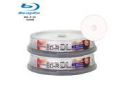 Smartbuy 6X BD R DL 50GB Dual Layer White Inkjet Hub Printable Video Audio Photo Data Recordable Disc 20 Packs
