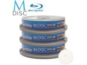 Smartbuy M Disc BD R 25GB 4X HD White Inkjet Printable Recordable Disc 30 Packs