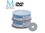 Millenniata M Disc DVD 4.7GB 4X White Inkjet Printable Recordable Disc 50 Packs