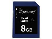 Smartbuy 8GB SDHC Class 4 Flash Memory Card SD HC Secure Digital C4 8G Fast Speed for Camera