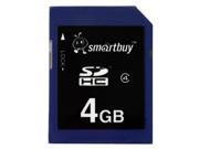 Smartbuy 4GB SDHC Class 4 Flash Memory Card SD HC Secure Digital C4 4G Fast Speed for Camera