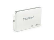 CLiPtec Silver Ultra Slim 2.5 Inch SATA to USB 2.0 1.1 Aluminum External Hard Drive HDD Enclosure Case