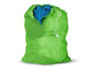2 pk mesh laundry bag 24 x 36 dark green