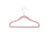 60 pack kids velvet touch suit hangers pink