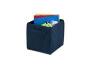 Honey Can Do 4 Pack Non Woven Foldable Cube Navy SFTZ01218