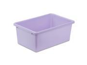 small plastic bin purple