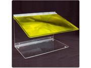 Reizen Fold A Mag 2x Folding Portable Page Magnifier Yellow