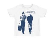 Simon Garfunkel Little Boys Walking Childrens T shirt 3T White