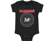 Ramones Baby Boys Bodysuit 6 12 Months Black