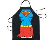 Superman Supergirl Apron Black