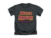 Dubble Bubble Little Boys Mega Mouth Childrens T shirt 4 Charcoal