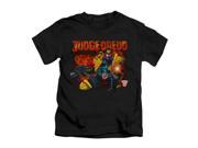 Judge Dredd Little Boys Through Fire Childrens T shirt 4 Black