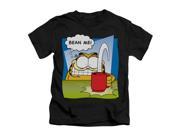 Garfield Little Boys Bean Me Childrens T shirt 7 Black
