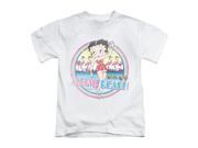 Betty Boop Little Boys Miami Beach Childrens T shirt 4 White