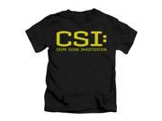 CSI Little Boys Logo Childrens T shirt 4 Black