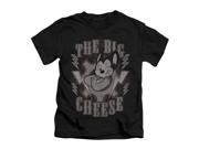 Mighty Mouse Little Boys The Big Cheese Childrens T shirt 6 Black