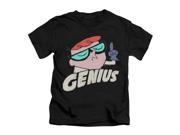 Dexter s Laboratory Little Boys Genius Childrens T shirt 4 Black