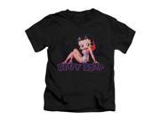 Betty Boop Little Boys Glowing Childrens T shirt 7 Black