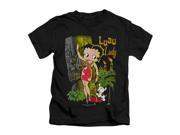 Betty Boop Little Boys Luau Lady Childrens T shirt 7 Black