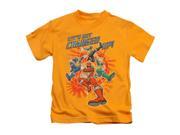 Power Rangers Little Boys Charged Up Childrens T shirt 4 Gold