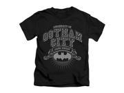 Batman Little Boys University Of Gotham Childrens T shirt 4 Black