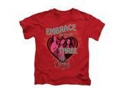 Charmed Little Boys Embrace The Power Childrens T shirt 4 Red