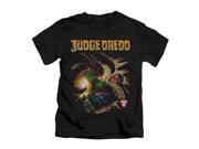 Judge Dredd Little Boys Blast Away Childrens T shirt 4 Black