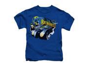 Batman Little Boys Batmobile Childrens T shirt 4 Royal