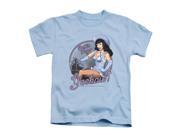 Bettie Page Little Boys Cowgirl Childrens T shirt 4 Blue