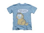 Garfield Little Boys Smiling Cat Childrens T shirt 4 Blue
