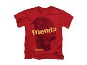 Labyrinth Little Boys Ludo Friend Childrens T shirt 4 Red