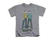 Star Trek Little Boys Sup Childrens T shirt 4 Heather