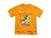 Mighty Mouse Little Boys Mouse Of Tomorrow Childrens T shirt 4 Gold