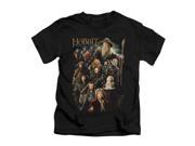 Hobbit Little Boys Somber Company Childrens T shirt 4 Black
