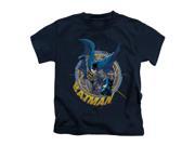 Batman Little Boys In The Crosshairs Childrens T shirt 4 Navy