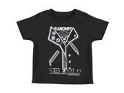 Ramones Baby Boys Childrens T shirt 6 12 Months Black