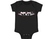 KMFDM Baby Boys Tumbling Logo Bodysuit 0 6 Months Black